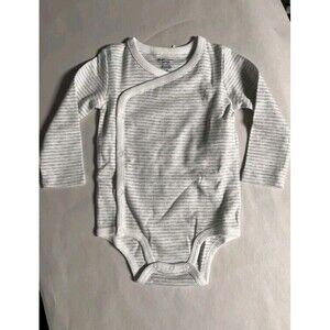 NWT Ralph Lauren One Piece 1-Z Long Sleeve Stripes Side Snap 9M